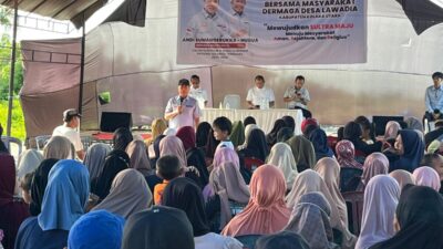 Silahturahmi Bersama Masyarakat Kolut, ASR Berkomitmen Meningkatkan Akses Permodalan Bagi UMKM dan petani