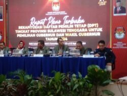 KPU Sultra Tetapkan Daftar Pemilih Tetap untuk Pemilihan Gubernur dan Wakil Gubernur 2024