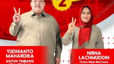 Yudhianto Mahardika-Nirna Lachmuddin Raih Nomor Urut 2, Simbol Perdamaian dan Kemenangan di Pilkada Kendari 2024