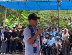 ASR-Hugua Disambut Ribuan Pendukung di Wakatobi, Kampanye Hari Kedua Dipadati Massa