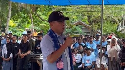 ASR-Hugua Disambut Ribuan Pendukung di Wakatobi, Kampanye Hari Kedua Dipadati Massa