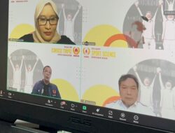 Bahas Peningkatan Prestasi Atlet, Bidang Sport Science KONI Sultra Ikuti Zoom Meeting Bersama KONI Pusat