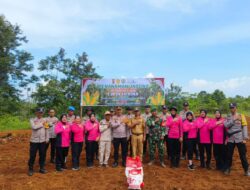 Polres Konawe Utara Dorong Ketahanan Pangan Lewat Penanaman Jagung Hibrida