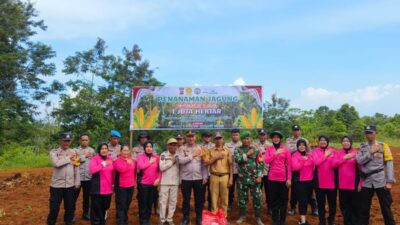 Polres Konawe Utara Dorong Ketahanan Pangan Lewat Penanaman Jagung Hibrida