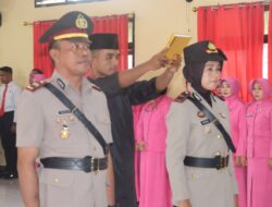 Kapolsek KP3 Raha Resmi Berganti, Polres Muna Gelar Sertijab