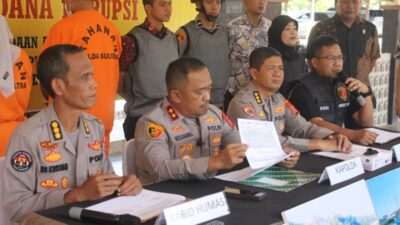 Polda Sultra Tetapkan Mantan Kabiro dan Wanita Swasta Jadi Tersangka Korupsi Kapal Pesiar Rp8 Miliar