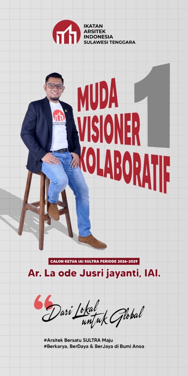Maju di Musprov V, Jusri Jayanti Ingin IAI Sultra Jadi Rumah Aman Bagi Arsitek