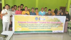 Melalui Program Transformasi Teknologi dan Inovasi, UHO menginisiasi sitem Pertanian Terpadu Kakao-Kambing di Desa Wowoli