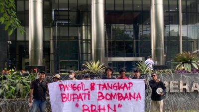 Aksi Jilid II di KPK, Mahasiswa Minta Untuk Menetapkan BRHN sebagai Tersangka