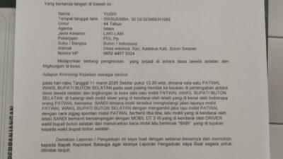 Diduga Hina Rombongan Patwal Wakil Bupati Busel, Anak Bupati Dilaporkan ke Polisi