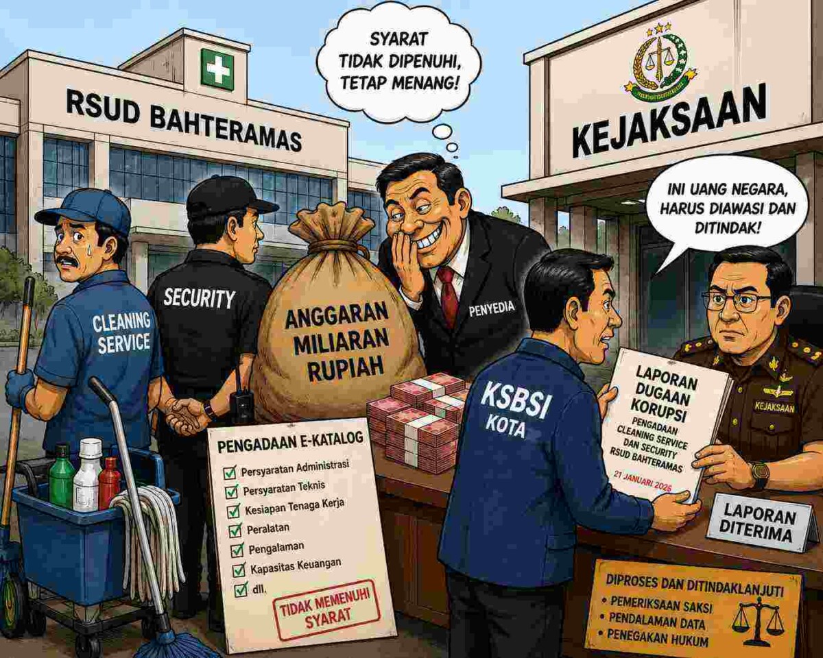 Kasus Dugaan Korupsi Pengadaan Jasa RS Bahteramas Bergulir di Kejari Kendari