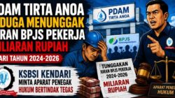 KSBSI: PDAM Tirta Anoa Diduga Menunggak Iuran BPJS Ketenagakerjaan Capai Miliaran Rupiah