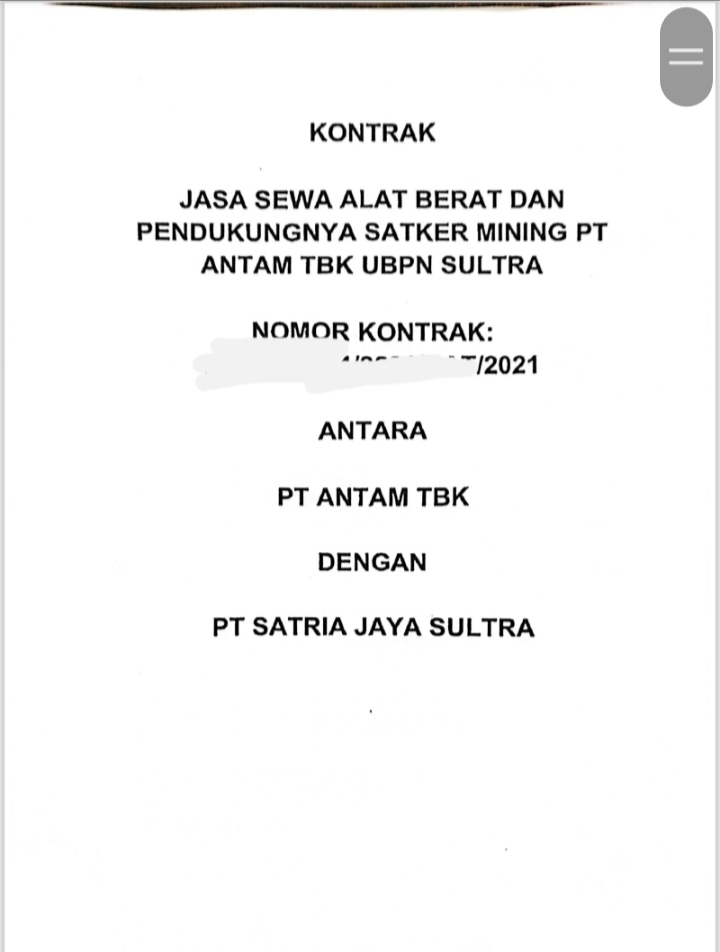 Menelisik Kontrak Bernilai Fantastis PT ANTAM dan PT SJS Tahun 2021