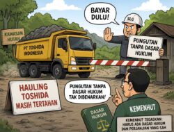 Hauling Toshida Masih Tertahan, Kemenhut Tegaskan Pungutan Tanpa Dasar Hukum Tak Dibenarkan