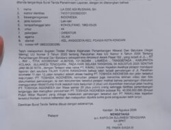 Direktur PT Toshida Indonesia Laporkan Dugaan Pemalangan Jalan Hauling ke Polda Sultra