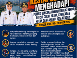 Wali Kota Kendari Imbau Warga Waspada Kekeringan dan Karhutla hingga Oktober 2026