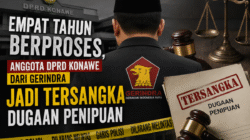 Empat Tahun Berproses, Anggota DPRD Konawe dari Gerindra Jadi Tersangka Dugaan Penipuan