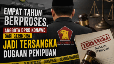 Empat Tahun Berproses, Anggota DPRD Konawe dari Gerindra Jadi Tersangka Dugaan Penipuan
