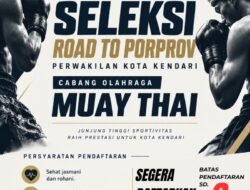 Menuju Porprov XV Sultra, Muaythai Kendari Jaring Atlet Potensial