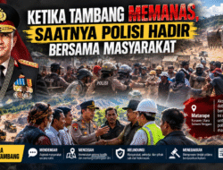 Konflik Tambang Matarape, Momentum Polisi Perkuat Pendekatan Bersama Masyarakat