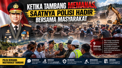 Konflik Tambang Matarape, Momentum Polisi Perkuat Pendekatan Bersama Masyarakat